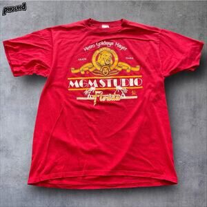 Vintage MGM Studio Shirt Mens XL Metro Goldwyn Mayer Lion Florida Jerzees USA